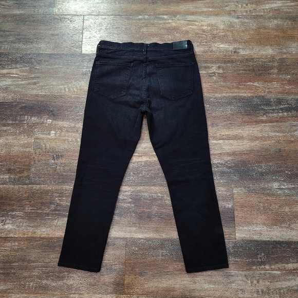 CITIZENS OF HUMANITY OLIVIA PETITE HIGH RISE SLIM ANKLE BLACK BUTTON FLY JEANS - Picture 14 of 14